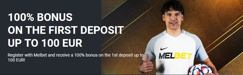100% on first deposit